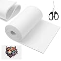 148x6.3'' 3mm Rolled Tattoo Practice Skin with 1 Scissors, White