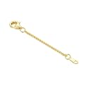 14k Gold 0.5"/1"/1.5"/2"/3" Necklace Bracelet Extender Chain, Necklace Extender Gold 14k, Durable Removable Gold Chain Extender, Gold Extension Chain for Necklace Anklet
