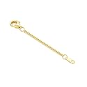 14k Gold 0.5"/1"/1.5"/2"/3" Necklace Bracelet Extender Chain, Necklace Extender Gold 14k, Durable Removable Gold Chain Extender, Gold Extension Chain for Necklace Anklet