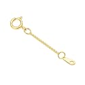 14k Gold 0.5"/1"/1.5"/2"/3" Necklace Bracelet Extender Chain, Necklace Extender Gold 14k, Durable Removable Gold Chain Extender, Gold Extension Chain for Necklace Anklet
