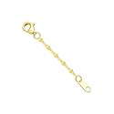 14k Gold Necklace &amp; Bracelet Extender Chain, Adjustable Extension Chain for Necklace &amp; Anklet