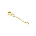 14k Gold Necklace &amp; Bracelet Extender Chain, Adjustable Extension Chain for Necklace &amp; Anklet