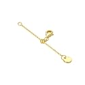 14k Gold Necklace &amp; Bracelet Extender Chain, Adjustable Extension Chain for Necklace &amp; Anklet