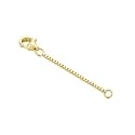 14k Gold Necklace &amp; Bracelet Extender Chain, Adjustable Extension Chain for Necklace &amp; Anklet