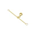 14k Gold Necklace &amp; Bracelet Extender Chain, Adjustable Extension Chain for Necklace &amp; Anklet