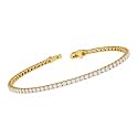 14K Gold and Silver 1 Ct to 20 Ct Lab Grown Diamond Tennis Bracelet