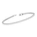 14K Gold and Silver 1 Ct to 20 Ct Lab Grown Diamond Tennis Bracelet
