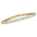 14K Gold and Silver 1 Ct to 20 Ct Lab Grown Diamond Tennis Bracelet