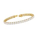 14K Gold and Silver 1 Ct to 20 Ct Lab Grown Diamond Tennis Bracelet