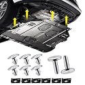 14PCS Engine Splash Shield Hardware Kit – Under Engine Cover Bolts & Clips for Skid Plate & Oil Pan Protection – Replaces 90105-TBA-A00, 90674-TY2-A01