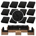 14PCS Patio Cushion Covers.Patio Furniture Couch SeatSlipcovers