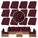 14PCS Patio Cushion Covers.Patio Furniture Couch SeatSlipcovers