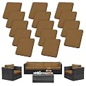 14PCS Patio Cushion Covers.Patio Furniture Couch SeatSlipcovers
