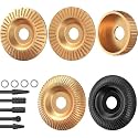 14PCS Wood Carving Disc for 4" or 4.5" Angle Grinders,Stump Grinder Tool