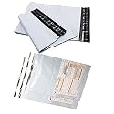 RAGI PACKAGING 14X16 Plain Temper Proof Courier Bag Pod 60 Micron with Document Pouch (Pack of 200)