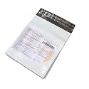 RAGI PACKAGING 12X16 Plain Temper Proof Courier Bag Pod 60 Micron with Document Pouch (Pack of 200)