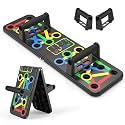 15 in 1 Push Up Board Foldable for Men & Women | Multi-Function Push Up Handles Board for Chest, Shoulder, Back & Triceps Workout | Portable Home Gym Exercise Equipment with Anti-Slip Handles
