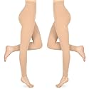 15-20mmHg Compression Pantyhose Stockings for Women &amp; Men, 2 Pairs