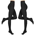 15-20mmHg Compression Pantyhose Stockings for Women &amp; Men, 2 Pairs