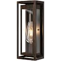 15" Outdoor Wall Lights, Distressed Brown Exterior Lighting