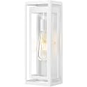 15" Outdoor Wall Lights, White Exterior Lighting Fixtures