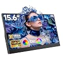 15.6" Portable Monitor for Laptop, USB‑C HDMI Laptop Screen Extender