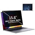 15.6 Inch Laptop Privacy Screen Filter for 16:9 Monitors, Removable