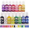 LET'S RESIN Epoxy Resin Dye,15 Color Translucent Epoxy Resin Pigment