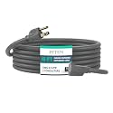 15 Ft Heavy Duty Indoor Outdoor Extension Cord - 16/3 SJTW