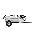 15 Gallon Pull-Behind Trailer Broadcast Sprayer - 1.1GPM, 7' Swath