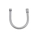 15 Inches Silver Silicone Shower Hose Extra Short Replacement