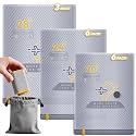 15-Pack Vacuum Bags for Travel with Wireless Rechargeable Pump, Carry-on Size Compression Packing Bags for Luggage & Suitcase, Space Saver for Clothes & Clothing, 15 Combo Travel Size, Fast 3S Vacuum