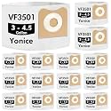 15 Pack VF3501 Bags Compatible with Ridgid 3, 4, 4.5 Gallon Wet/Dry Vacuums