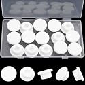 15 Pcs 20 mm/ 0.79 in Silicone Rubber Plug for 19 mm Round Holes