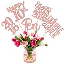 15 PCS 13th Birthday Centerpiece Sticks Thirteen Happy 13th Straight Outta 2013 Table Flower Centerpieces Sticks Cheers to 13 Floral Decorations for 13th Birthday Party Centerpieces Supplies Rose Gold