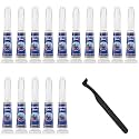 15 Pcs Aquarium Glue for Plants and Rocks Clear Coral Reef Glue Safe Instant Coral Adhesive for Plants Moss Stone Wood Aquascaping, 5g