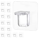 15 Pieces Adhesive Partition Hook No Drill