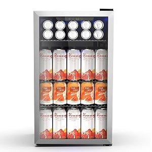 Electactic 130 Can Beverage Refrigerator Built In
