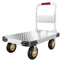 150/230/500kg Heavy Duty Platform Trolley - Foldable Flatbed Dolly- Garage Transport Folding Trolley - Industrial Transport Equipment(Size:90x60cm)