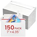 150 Pack Rigid Mailers, 7"x4.35" Premium Trading Card Shipping Envelopes