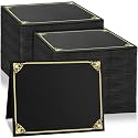 150 PCS Black Diploma Covers 8.5x11 Certificate Holders Bulk Document