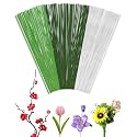 150 PCS FIVEIZERO 26 Gauge MixColor Floral Wire Stems for Artificial Flower Making,Florist Wire,Flower Wires for Crafts,Alambre para Flores for Wreaths, Flower Arrangements and DIY Projects