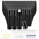 150 Pcs Glass Essential Oil Roller Bottles 10 ml, Black
