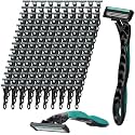 150 Pcs Men's Disposable Razors Bulk 3 Blade, Individually Wrapped