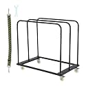 1500 LB Folding Table Cart with Wheels,Heavy Duty Utility Dolly Cart for Transporting Tables, Wall Panels, Plywood | Event, Hotel, Warehouse &amp; Factory Use