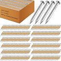 1500 Pcs Joist Hanger Nails 1-1/2x0.131in Galvanized Metal Connector Nailer