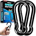 1500LBS 4in Spring Snap Hooks Carabiner Clips, Heavy-Duty Carabiners,2Pcs