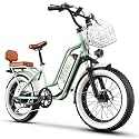1500W Ebikes for Adults,48V 20/25/60Ah Removable Battery Max Range 80Miles Electric Bike,20''×4" Fat Tire Electric Bike,Adult Electric Bicycles for Commute Beach Snow,E-Bike UL Certified