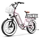 1500W Electric Bike for Adults,48V 20/25/60Ah Removable Battery Max Range 80Miles Electric Bicycle,20''×4" Fat Tire Ebike,Adult Electric Bicycles for Commute Beach Snow,E-Bike UL Certified
