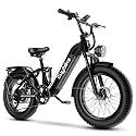 1500W Electric Bike for Adults,48V 20/25/60Ah Removable Battery Max Range 80Miles Electric Bicycle,20''×4" Fat Tire Ebike,Adult Electric Bicycles for Commute Beach Snow,E-Bike UL Certified